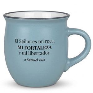 TAZA 12 OZ. COLECCION VICTORIA. EL SENOR ES MI ROCA