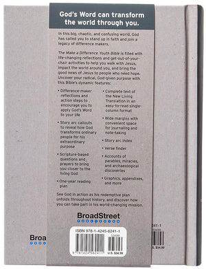 MAKE A DIFFERENCE YOUTH BIBLE (NLT)
