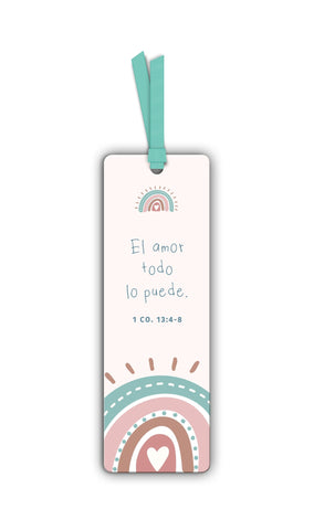 Image of Marcador de Libro con Ribbon El Amor Todo lo Puede