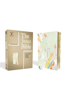 The Jesus Bible Artist Edition, ESV, Leathersoft, Multi-color/Teal