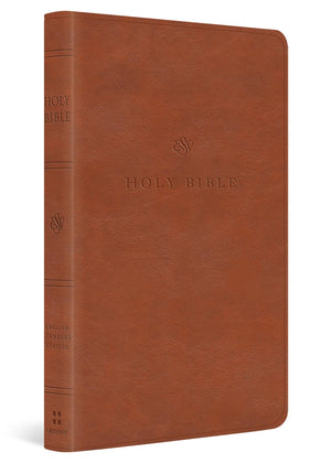 ESV VALUE THINLINE BIBLE (TRUTONE, ENGLISH SADDLE)