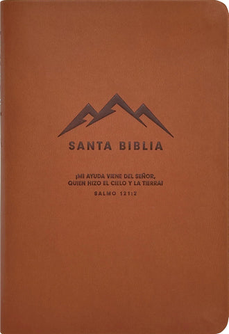 Image of Biblia NTV Compacta con Filament Símil Piel Café