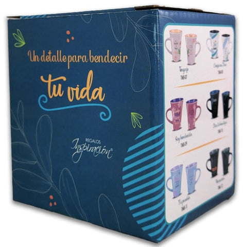 Image of Taza Mensajes de Bendicion Dios Bendiga tu Dia tu Familia tu Hogar