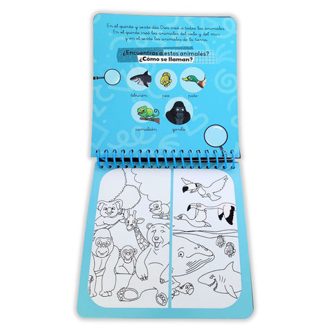 Image of LA CREACION COLECCION MI BIBLIA SORPRESA PINTA CON AGUA