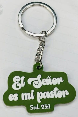 Llavero Caucho. El Señor es mi Pastor