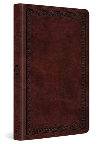 Image of ESV PREMIUM GIFT BIBLE (TRUTONE MAHOGANY, BORDER DESIGN)
