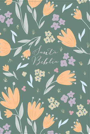 Biblia RVR 1960 Letra Grande Tamaño Manual Edición Especial, Verde, Símil Piel