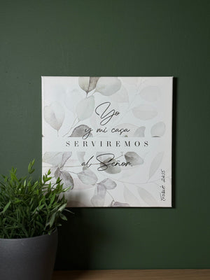 Cuadro Canva: (11.80x11.80) Yo y mi Casa