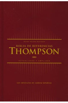 Biblia RVR 1977 Referencia Thompson Tapa Dura