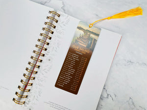 Marcador de Libro con Tassel. Qué Salmo Debo Leer