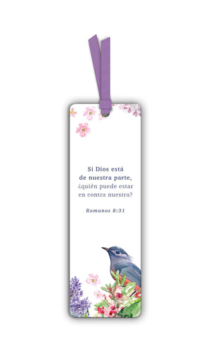 Marcador de Libro con Ribbon Si Dios está de Nuestra Parte