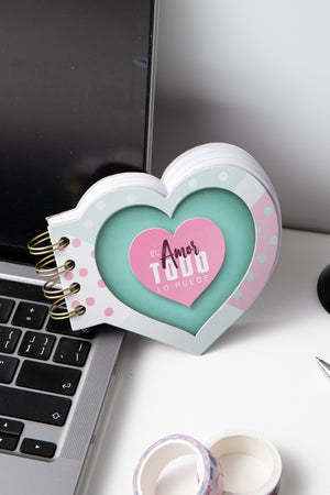 Libreta Troquelada El Amor Todo lo Puede