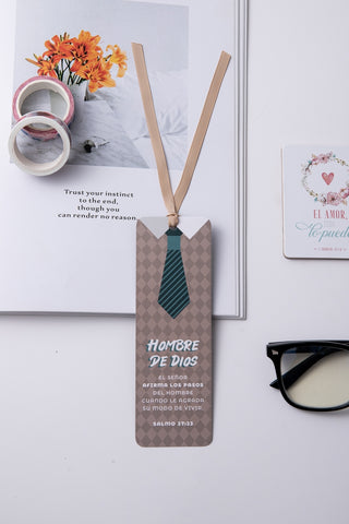 Image of Marcador de Libro con Ribbon Hombre de Dios