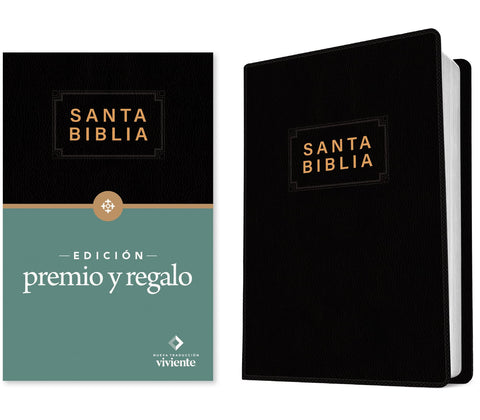 Image of Biblia NTV Edición Premio y Regalo Vinil Negro Letra Roja