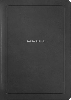 Biblia NTV de Estudio del Diario Vivir  Símil Piel Negro Letra Roja