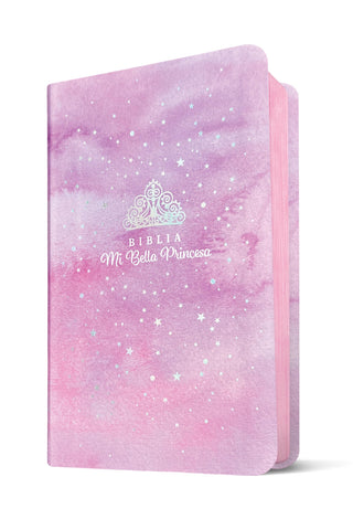 Image of Biblia NTV Mi Bella Princesa Símil Piel Violeta Brillante