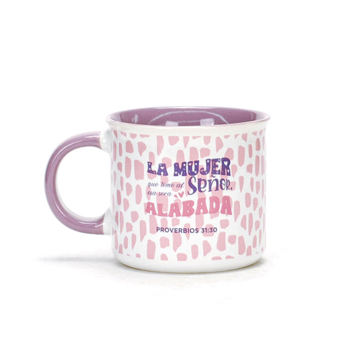 Image of Taza 18 OZ Colección Mujer Virtuosa La Mujer que Teme al Señor
