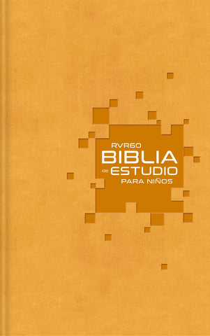 Image of Biblia RVR 1960 de Estudio para Niños Piel Mango
