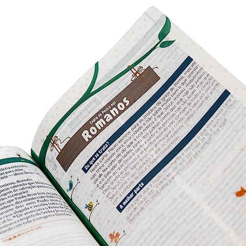Image of Bíblia Em Portugués NTHL Explicada para Crianças com ilustrações Smilinguido Capa Cura