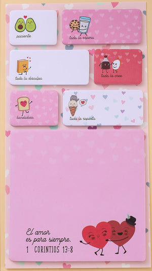 Pack Sticky Notes Amor