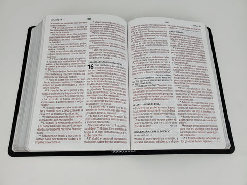 Image of Biblia RVR 1960 Letra Grande Tamaño Manual Negro