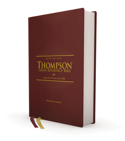 Image of NKJV, THOMPSON CHAIN-REFERENCE BIBLE, HARDCOVER, RED LETTER, COMFORT PRINT