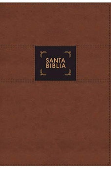 Biblia NBLA de Estudio Gracia y Verdad Piel Café Interior a dos Colores con Índice