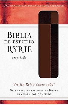 Biblia RVR 1960 de Estudio Ryrie Ampliada Marron Duo Índice