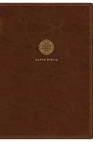 Image of Biblia RVR 1960 Letra Súper Gigante 17 Puntos Café con Cierre e Índice