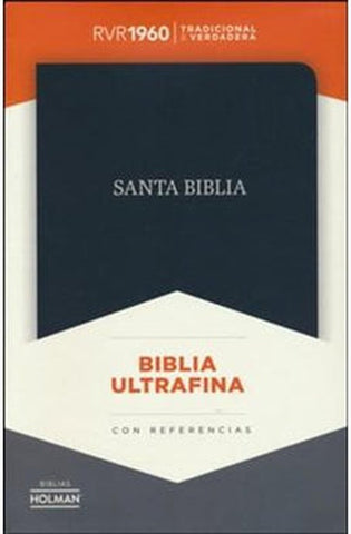 Biblia RVR 1960 Ultrafina Piel Negra