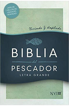 Biblia NVI del Pescador Letra Grande Verde Tapa Dura