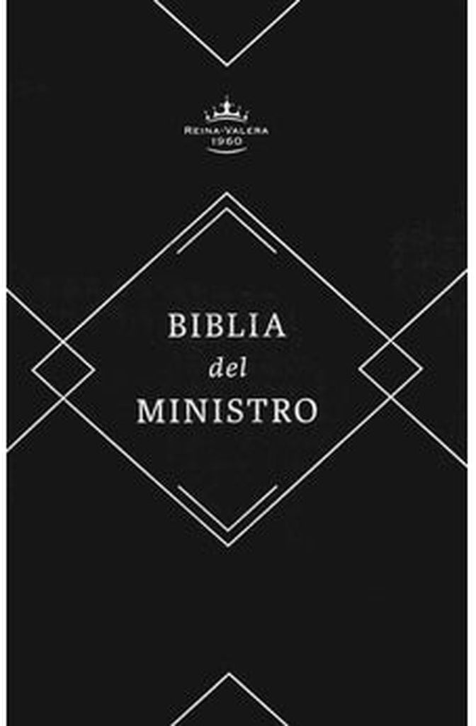 Biblia RVR 1960 del Ministro Negro Piel Fabricada