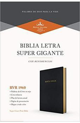 Image of Biblia RVR 1960 Letra Súper Gigante Negro