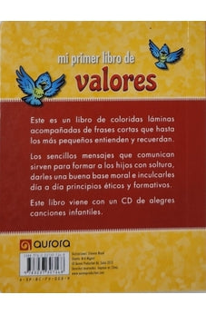 Image of Mi Primer Libro de Valores + CD