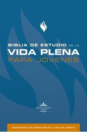 Biblia RVR 1960 de Estudio de la Vida Plena para Jovenes Tapa Dura Azul