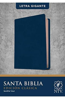 Biblia NTV Clásica Letra Gigante Azul