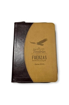 Libreta Imitación Piel Marrón con Cierre: Nuevas Fuerzas