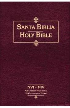 Biblia NVI NIV Bilingüe Pie con Índice